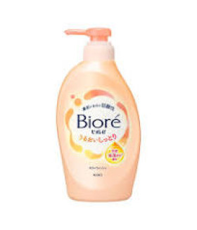 Kao Biore U Moist Pump, Moisturizing Shower Gel with a Floral-Fruit Scent, 450ml